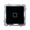 SONATA TOUCH Stair/cross touch switch with backlight - black glass