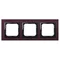 SONATA Triple cadre verre gris