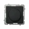 SONATA Universal dimmer for incandescent, incandescent and LED loads, black metallic