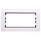 Soporte con tapa para columnas y minicolumnas ALC, blanco