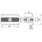 Soporte de panel intermedio PUFK KLICK, espesor de la lámina: 3 mm