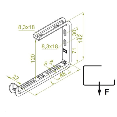 Soporte de pared y techo WSS200