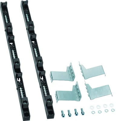 Soporte de riel rebajado Univers N HC de 3 polos y 185 mm para UN (2 unidades).
