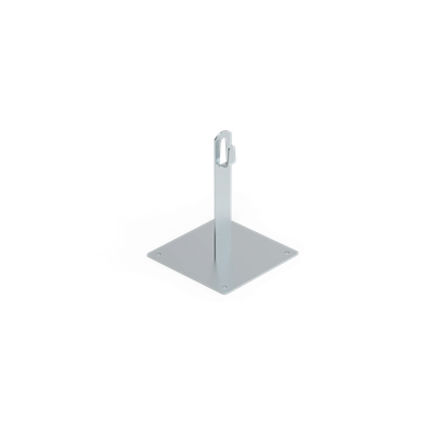 Soporte de techo con chapa galvanizada