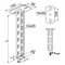 Soporte de techo WPCW/WPCO200NE