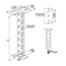 Soporte de techo, WPCW/WPCO400N