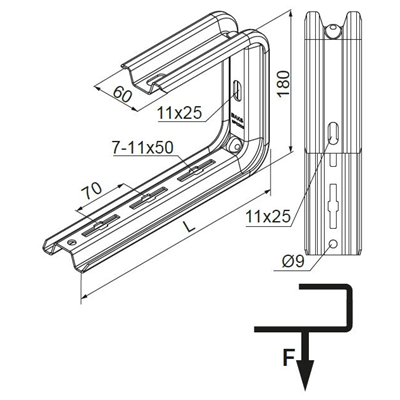 Soporte de tubería WFC/WFCO300