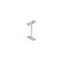 Soporte espaciador atornillable 50x57mm 2xM6x16