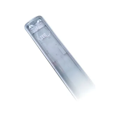 Soporte hermético para tubos LED de 2 x 120 cm.