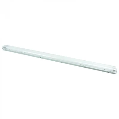 Soporte hermético para tubos LED de 2x150cm, placa completa.