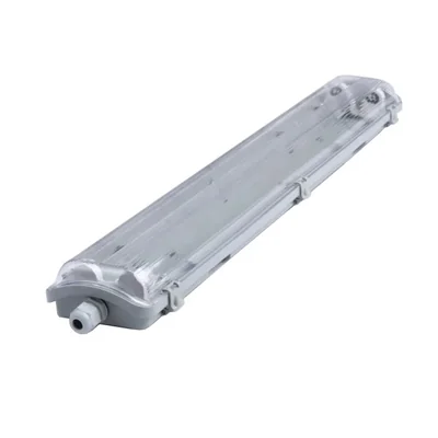 Soporte hermético para tubos LED de 2x60 cm.
