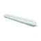Soporte hermético para tubos LED de 2x60cm con placa completa.