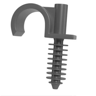 Soporte tipo anilla de montaje rápido fi 16mm gris