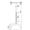 Soporte universal atornillable para cinta métrica; h=8cm, B hasta 50mm /OC/