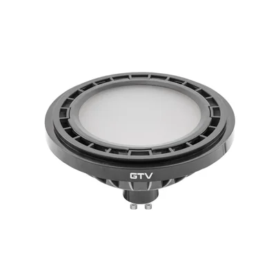 Source lumineuse LED, A-G, ES111, 3000 K, GU10, 12,5 W, AC 220-240 V, 120°, 1100 lm, 109 mA, noire