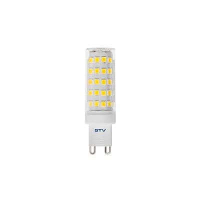 Source lumineuse LED, A-G, G9, 3000 K, 6,5 W, 220-240 V CA, 360°, 600 lm, 57 mA