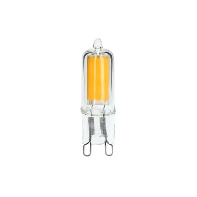 Source lumineuse LED, A-G, G9, 3000 K, COB, 2,5 W, 220-240 V CA, 360°, 250 lm, 27 mA