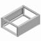 Spacial Compartimento carril superior para SF 300x600x500mm