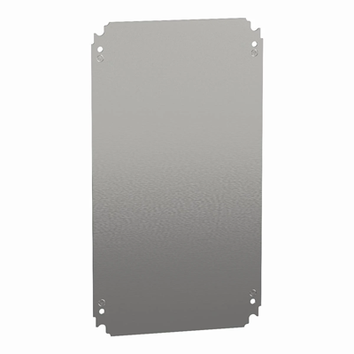 Spacial Full galvanized mounting plate for hanging enclosures 500x300mm