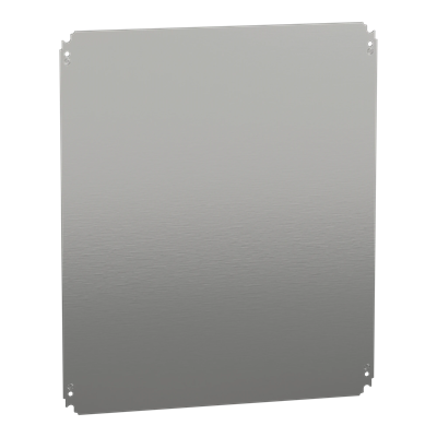 Spacial Full galvanized mounting plate for hanging enclosures 700x600mm
