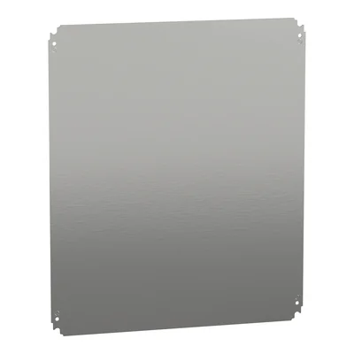 Spacial Full galvanized mounting plate for hanging enclosures 700x600mm