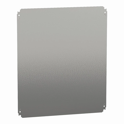 Spacial Full galvanized mounting plate for hanging enclosures 700x600mm