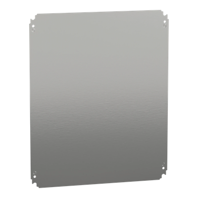 Spacial Galvanized full mounting plate for hanging enclosures 600x500mm
