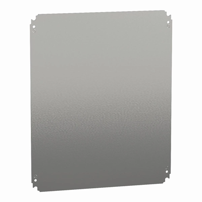 Spacial Galvanized full mounting plate for hanging enclosures 600x500mm