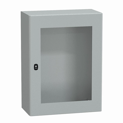 Spacial Hanging enclosure S3D transparent door IP66 800x600x300mm