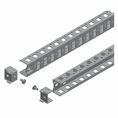 Spacial Montants perforés pour SF/SM 1 rang 600mm