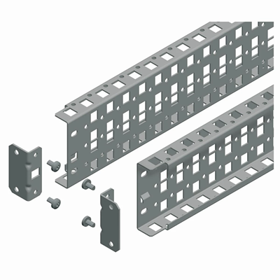 Spacial Montants perforés pour SF/SM 3 rangs 800mm