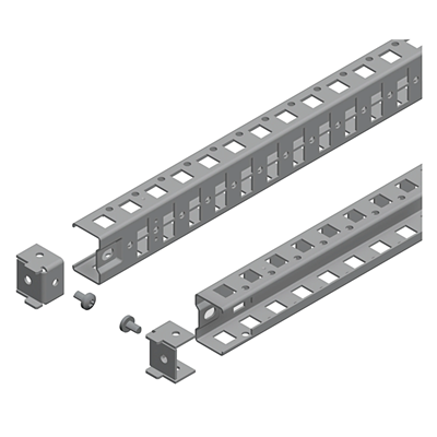 Spacial Perforated uprights for SF/SM 1 row 600mm