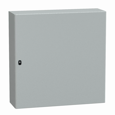 Spacial S3D hanging enclosure with galvanized mounting plate IP66 1000x1000x300mm