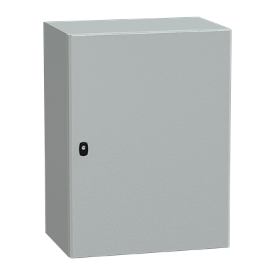 Spacial S3D hanging enclosure with galvanized mounting plate IP66 800x600x400mm