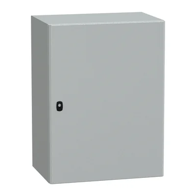 Spacial S3D hanging enclosure with galvanized mounting plate IP66 800x600x400mm