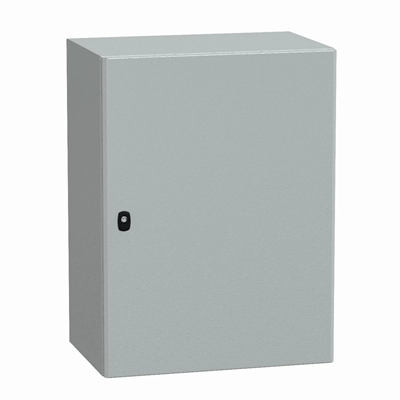 Spacial S3D hanging enclosure with galvanized mounting plate IP66 800x600x400mm