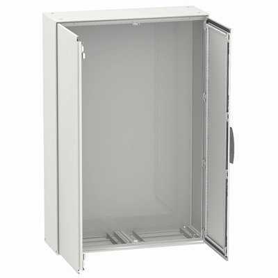 Spacial SM floor-standing enclosure, double door with mounting plate 1800x1000x400mm