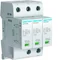 SPD 3P-Überspannungsableiter mit Meldekontakt, MOV T1+T2, 12,5 kA, TN-C