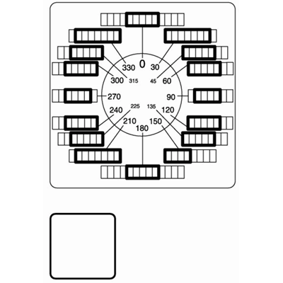 Special faceplates for the cam switch, FS(*)-TO