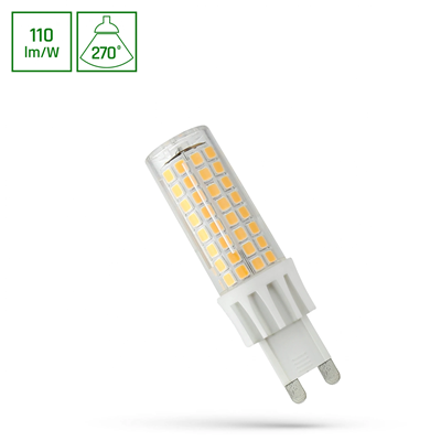 SPECTRUM LED-Glühbirne 7W 230V G9 270. WW