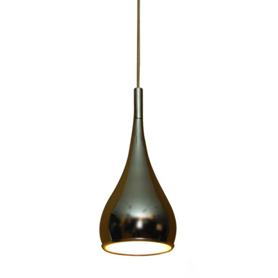 SPELL Závěsná lampa, černý chrom