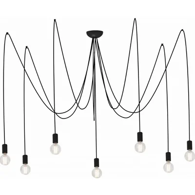 SPIDER Hanging lamp E27 IP20 black