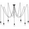 SPIDER Hanging lamp E27 IP20 black