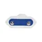 Spina piatta estraibile 2,5A/250V isolamento classe II. BIANCO