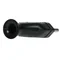 Spina piatta estraibile 2,5A/250V isolamento classe II. NERO