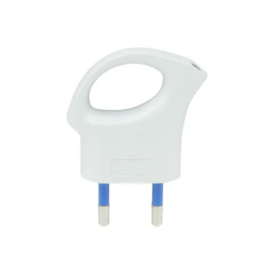 Spina piatta WT-1U BIANCA con supporto
