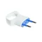 Spina piatta WT-1U BIANCA con supporto