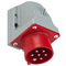 Spina ricevente 400V 32A 7P IP44