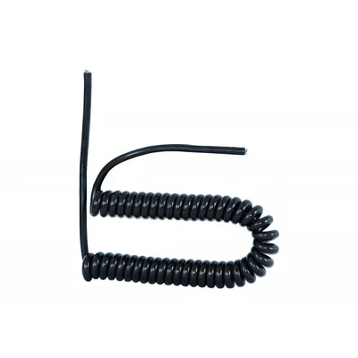 Spiral cable 05VVH8-F 4x1mm2 - 5m - black IP20