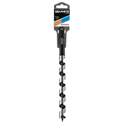 Spiral wood drill bit, 16 x 250 mm
